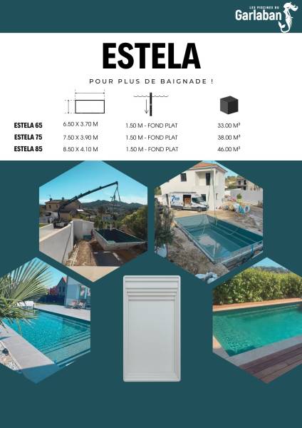 L'ESTELA : Piscine moderne et contemporaine aux Piscines du Garlaban à la Penne sur Huveaune