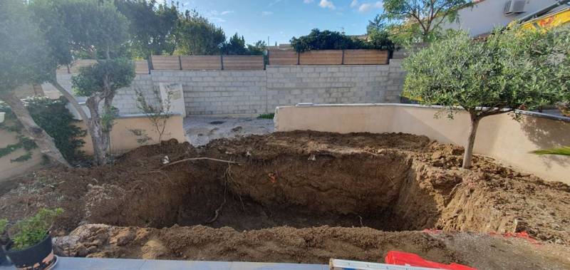 Installateur piscine accès difficile