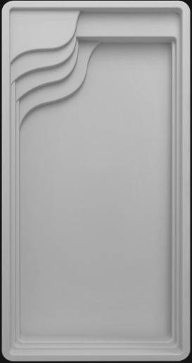 UNIQUE : Piscine Coque rectangulaire à fond plat disponible en 7 dimensions