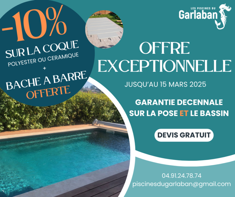 PROMOTION SUR PISCINE 13 ET 83