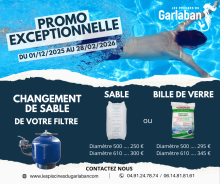 changement sable du filtre à sable à Aubagne et Marseille